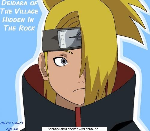 Poze cu Deidara - imi place doar parul la el - Deidara